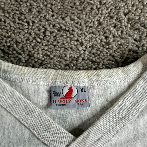 VTG Virginia Cavaliers H Wolf & Sons Shirt Mens XL Football Single Stitch 90s - Picture 7 of 16